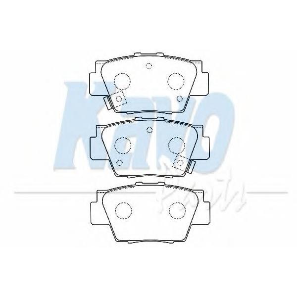 KAVO PARTS - BP-2040 (К т колодок торм. Re Honda)