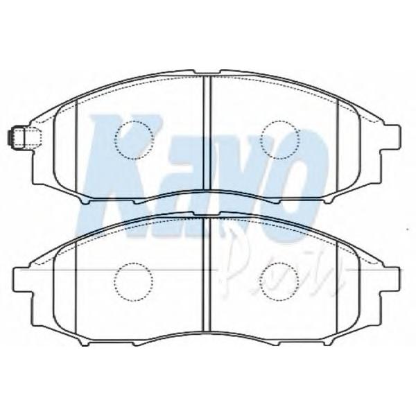 KAVO PARTS - BP-6581 (Колодки тормозные комплект)