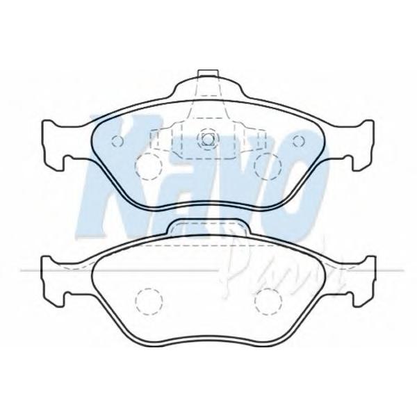 KAVO PARTS - BP-4554 (К т колодок торм. fr ma 2 fo ka fiesta fus)
