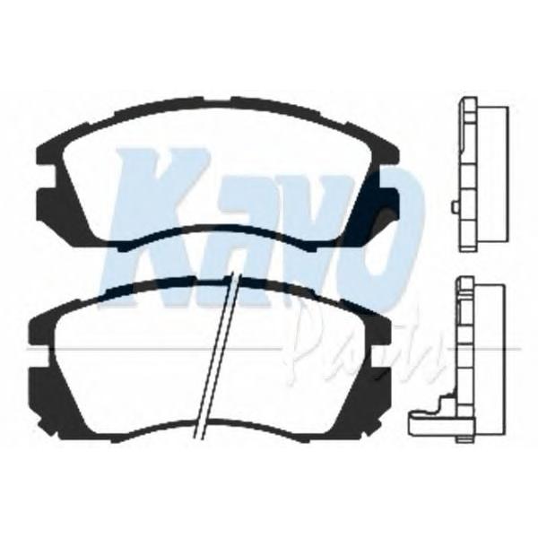 KAVO PARTS - BP8005 (Комплект+тормозных+колодок)
