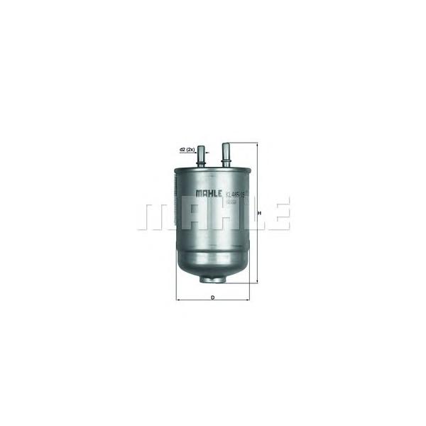 KNECHT - KL485 15D (фильтр топливный / Renault Megane 1.5D-2.0DCi 08>)
