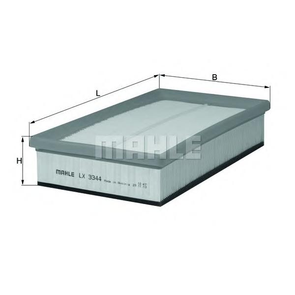KNECHT - LX3344 (Фильтр воздушный FORD FOCUS 1.4-2.0 -04/TOURNEO CONNECT 1.8D 02-)