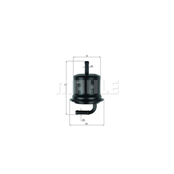 KNECHT - KL578 (фильтр топл./ Daihatsu Cuore 0.8/Move 1.0 96>)