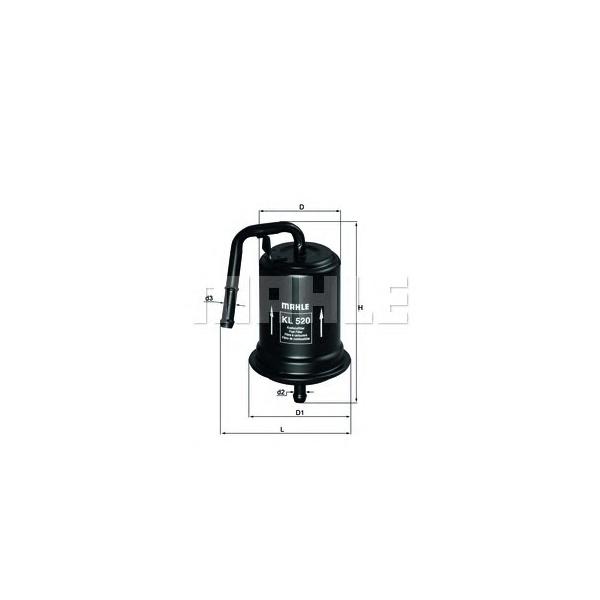 KNECHT - KL520 (фильтр топл./ Daihatsu Gran Move 1.5i/1.6i 96>)
