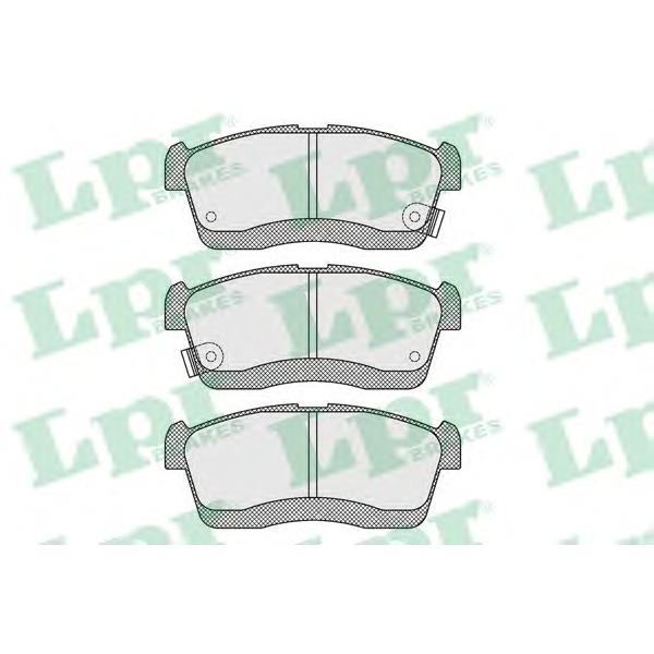 LPR - 05P1632 (Колодки тормозные дисковые)