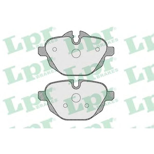 LPR - 05P1618 (Колодки томозные задние для BMW 5 (F10), X3 (F25), X4 (F26))