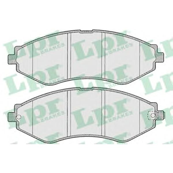 LPR - 05P1208 (колодки тормозные)