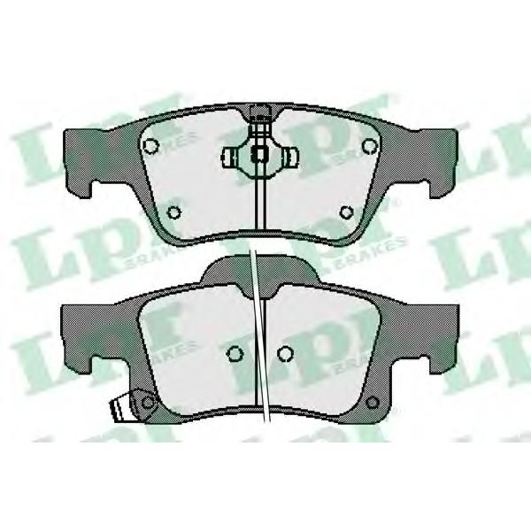 LPR - 05P1737 (Колодки тормозные задние)
