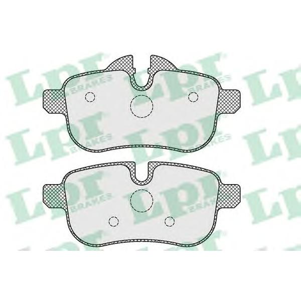LPR - 05P1617 (Колодки тормозные BMW Z4 E85 2.5-3.0 09- задние)