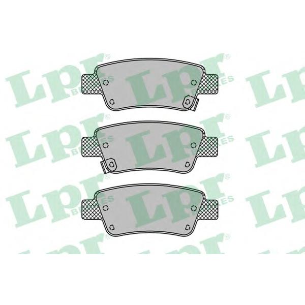LPR - 05P1455 (Колодки тормозные задние)