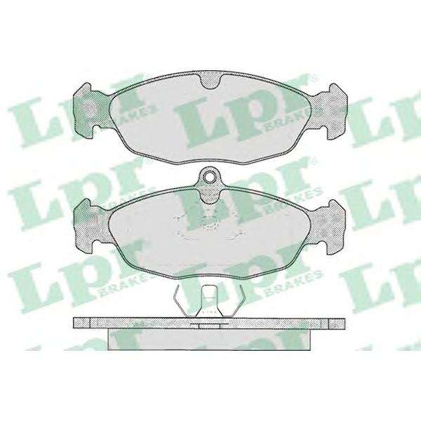 LPR - 05P599 (Колодки дисковые)