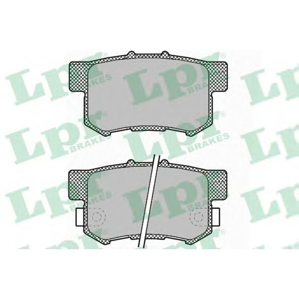 LPR - 05P1423 (Колодки тормозные задние)
