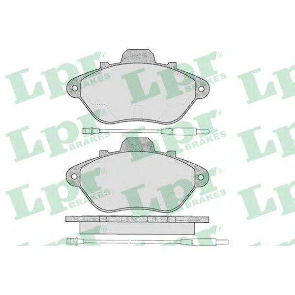 LPR - 05P583 (Колодки торм пер c дат 605 -99 (GDB984))