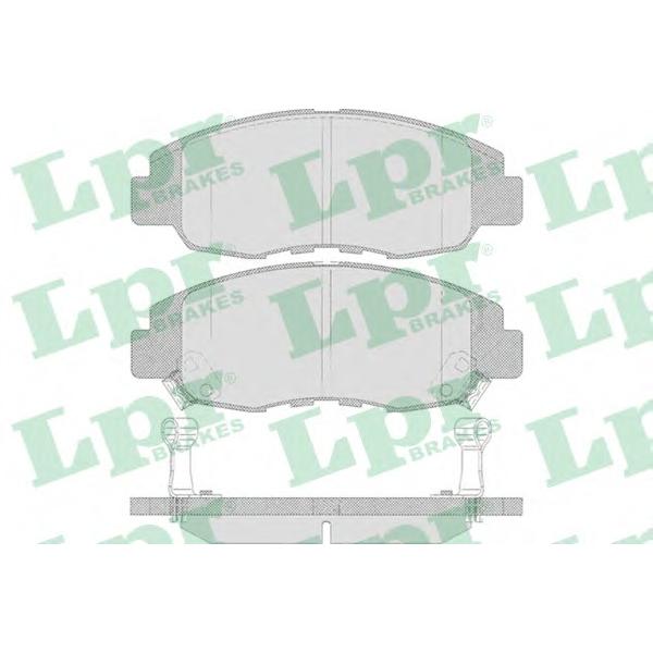 LPR - 05P641 (Комплект тормозных колодок 05P641)