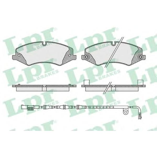 LPR - 05P1616B (Колодки тормозные передние с датчиком (комплект))