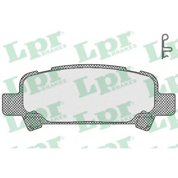 LPR - 05P838 (Колодки тормозные)