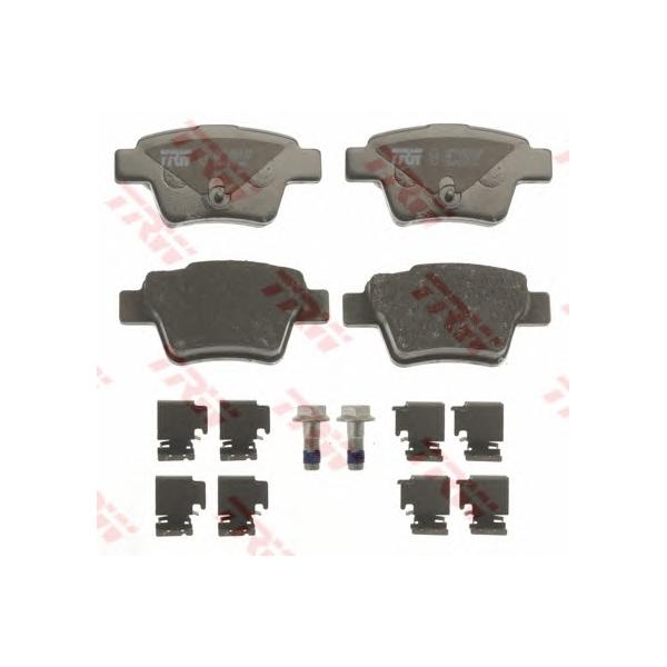 LUCAS-TRW - GDB1678 (колодки дисковые з./ Peugeot 207 1.6i/HDi 06>)