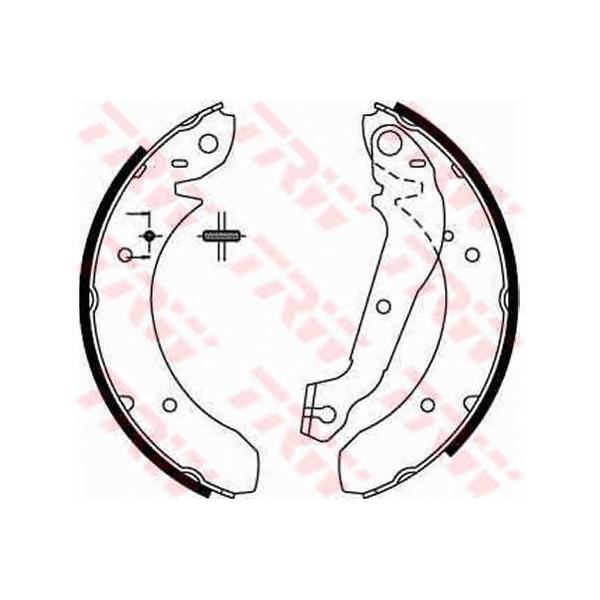 LUCAS-TRW - GS6152 (колодки барабанные/Hyundai Sonata 1.8-2.4 88-93, Ford Granada 77-85)