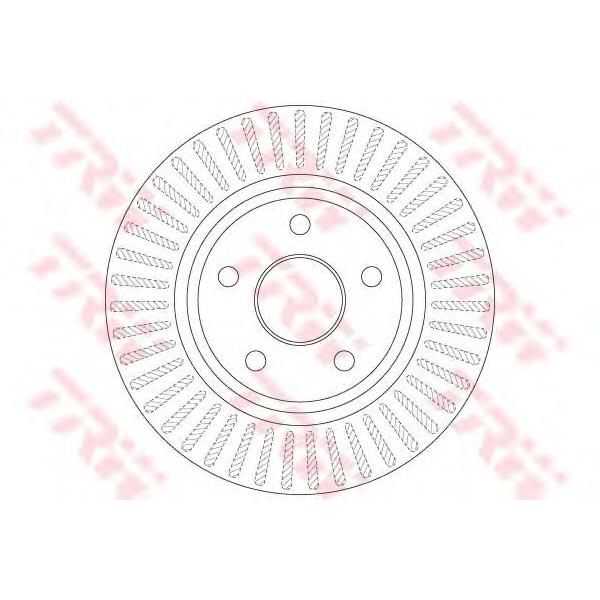 LUCAS-TRW - DF6251 (DF6251 диск тормозной передний!/ Jeep Commander/Gr.Cherokee 3.7/4.7/5.7i/3.0CRD 05>)
