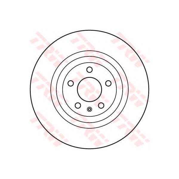 LUCAS-TRW - DF4893S (Диск тормозной AUDI A6 ALLROAD/S6 06- задний D=330мм.)