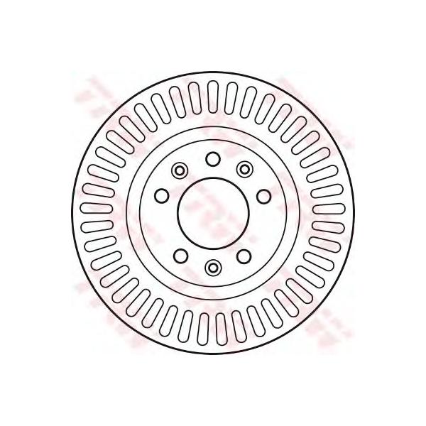 LUCAS-TRW - DF6020S (Диск тормозной CITROEN JUMPY/FIAT SCUDO/PEUGEOT EXPERT 1.6D 07- передний вент.)