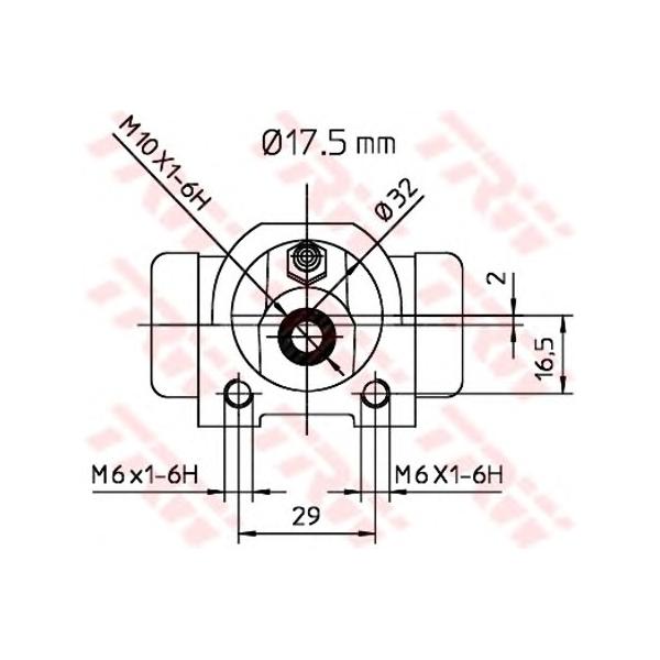 LUCAS-TRW - BWC227 (задн. торм. цил./ Renault Megane 96> d. 17,5)
