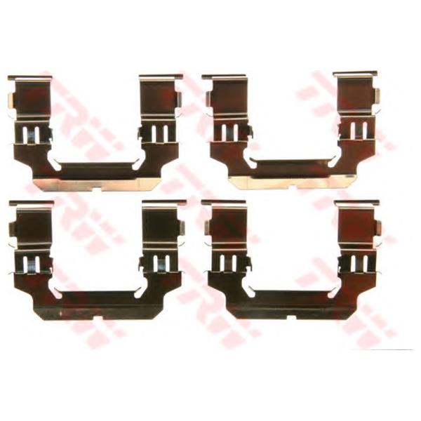 LUCAS-TRW - PFK580 (Пружинки тормозных колодок NISSAN: PATROL GR II Wagon 2.7 TD/2.8 TD/2.8 TDiC/3.0 D/3.0 D 4WD/3.0 DTi)