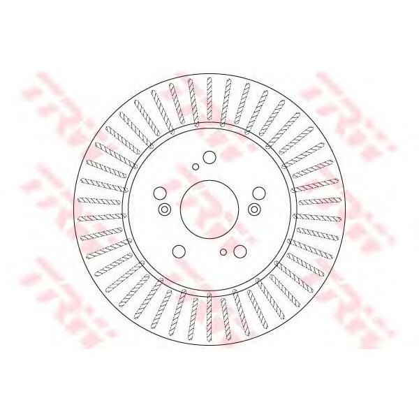LUCAS-TRW - DF6180S (Диск тормозной | перед |)