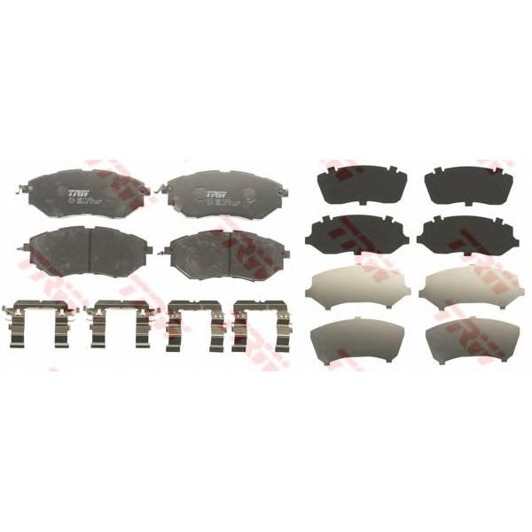 LUCAS-TRW - GDB3372 (колодки дисковые п./ Subaru Legacy/Outback 2.5/3.0i 03>)
