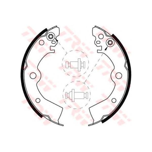 LUCAS-TRW - GS8556 (Колодки торм бар NISSAN ALMERA(361867J))