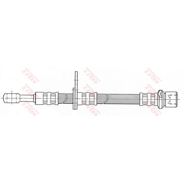 LUCAS-TRW - PHD438 (Шланг тормозной SUBARU IMPREZA 08-/LEGACY 98- передний прав.)