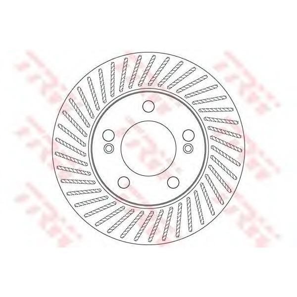 LUCAS-TRW - DF6205 (Диск тормозной SSANGYONG: ACTYON 2.0 Xdi/2.3/2.3 4x4/200 Xdi 4WD 05-, ACTYON SPORTS I 2.0 Xdi/2.0 Xd)