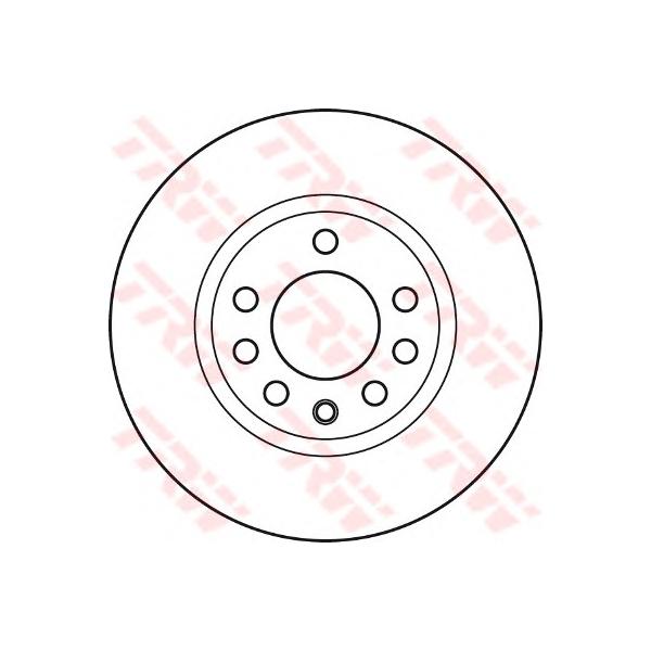 LUCAS-TRW - DF4936 (Диск тормозной передн OPEL: CORSA D  06 - VAUXHALL: CORSA Mk III 06 -)