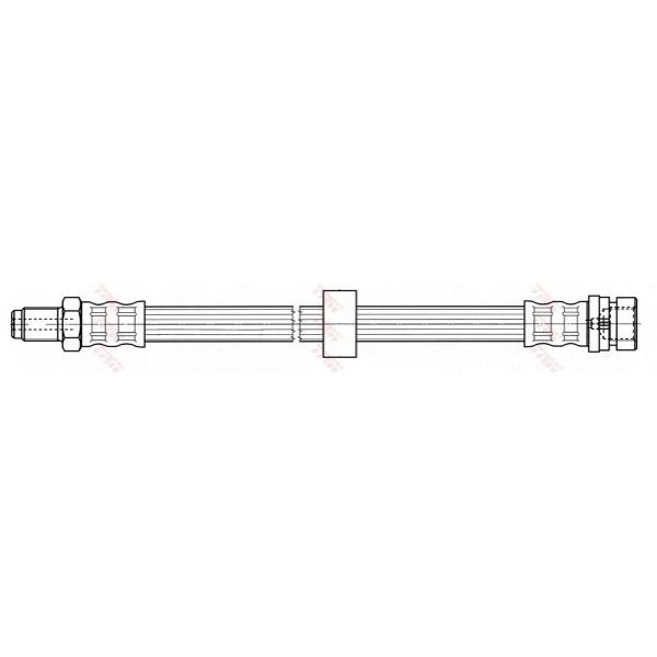 LUCAS-TRW - PHB508 (шланг торм. зад./ Ford Tourneo/Transit Connect 1.8Di/TDCi 02> L345)