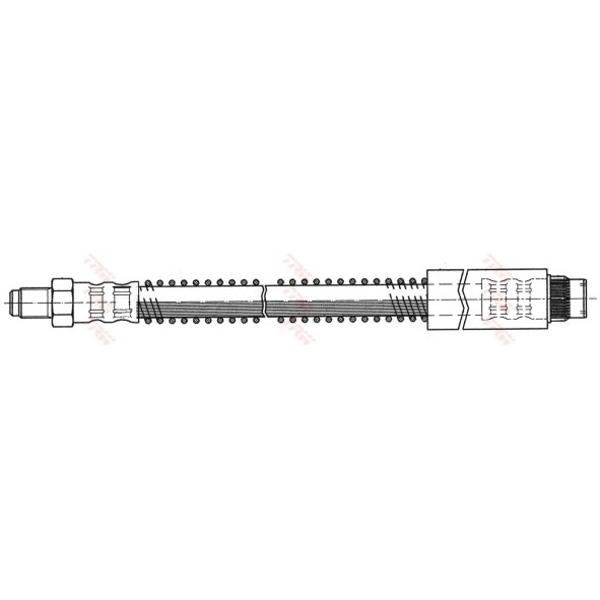 LUCAS-TRW - PHB411 (Шланг тормозной)
