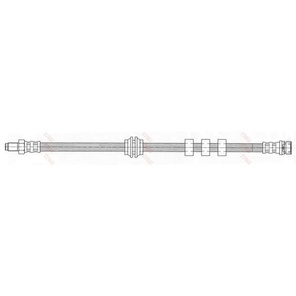 LUCAS-TRW - PHB427 (шланг торм. пер./Ford Focus 1.4-2.0 98-04 L370)