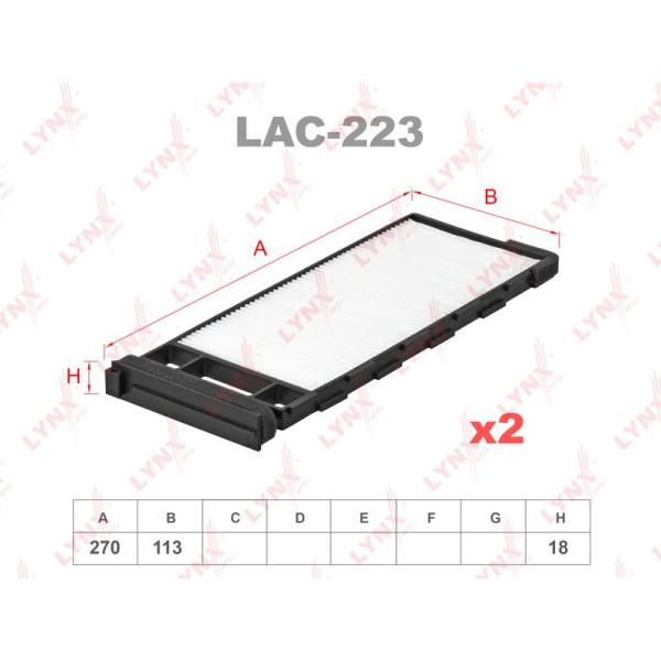 LYNX - LAC-223 (Фильтр салона стандарт)