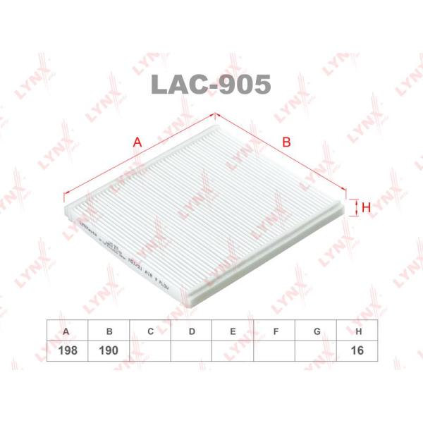 LYNX - LAC-905 (Фильтр салона)