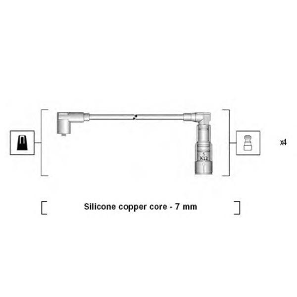 MAGNETI MARELLI - 941045320519 (В/в провода компл. alfa 33 1.3 ie 92-)