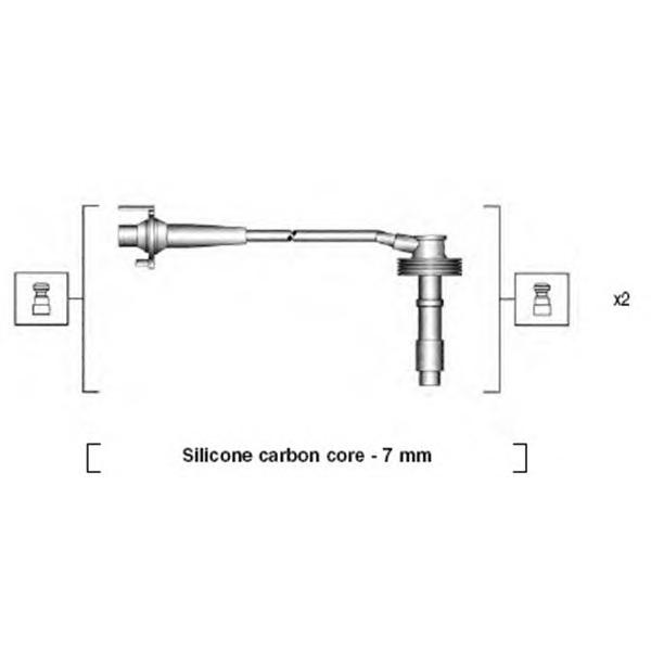 MAGNETI MARELLI - 941215240807 (Провода в/в-, VOLVO S40 - V40)