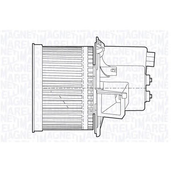 MAGNETI MARELLI - 069412651010 (Электродв. Привода вентилятора-, FIAT NUOVA PANDA)