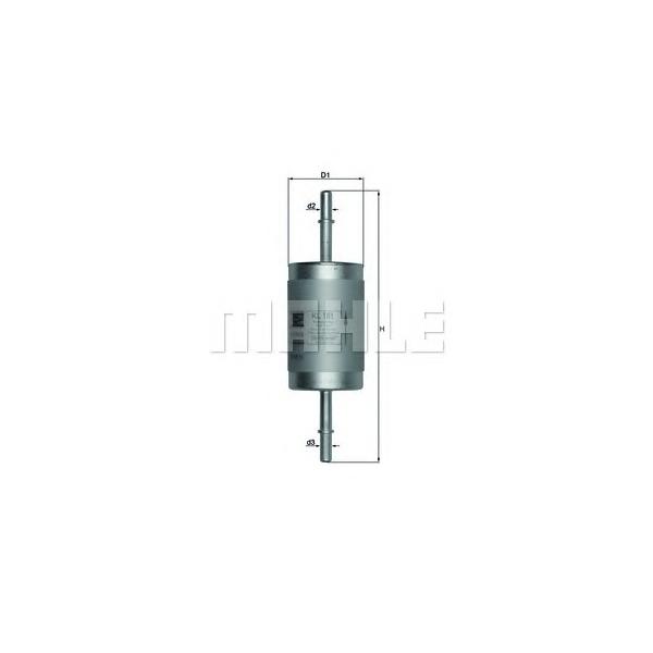 MAHLE - KL181 (Фильтр топливный Ford Focus (98-04) 1.4/1.6/1.8/2.)