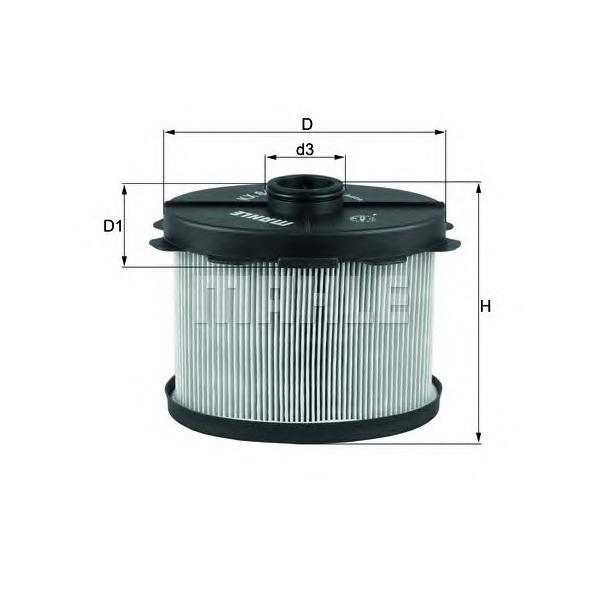 MAHLE - KX84D (Фильтр топливный Peugeot, Citroen)