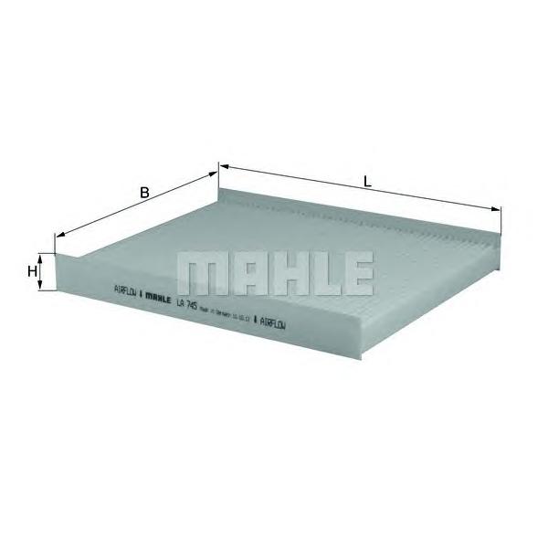 MAHLE - LA745 (Фильтр салона)
