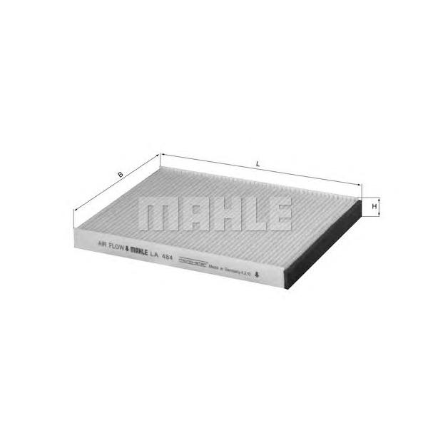 MAHLE - LA484 (Фильтр салона)