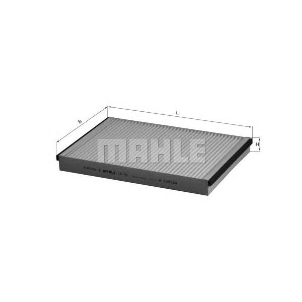 MAHLE - LA75 (Фильтр салона (тип Delphi) для Opel Astra G, Astra H, Zafira A)