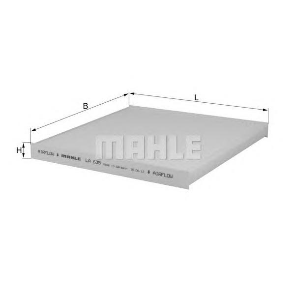 MAHLE - LA635 (Фильтр салона)
