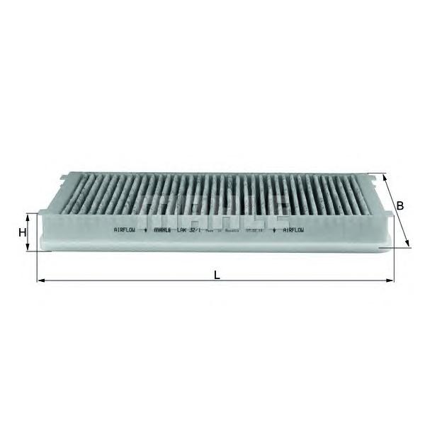 MAHLE - LAK32/1 (Фильтр салона)