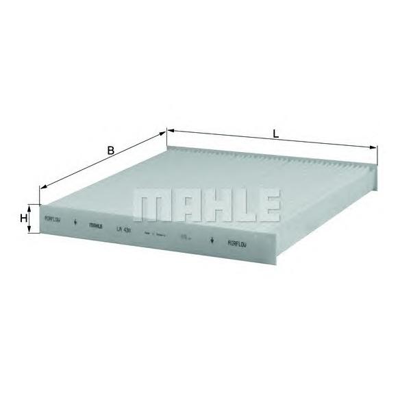 MAHLE - LA430 (Фильтр салона)