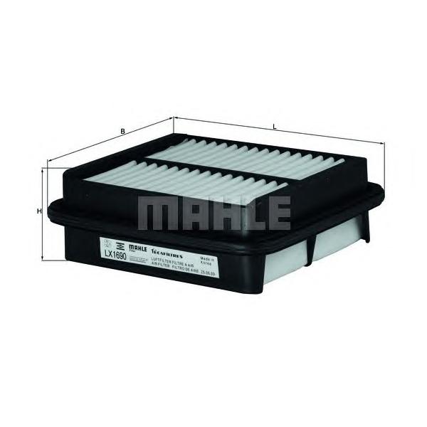 MAHLE - LX1690 (Фильтр воздушный)